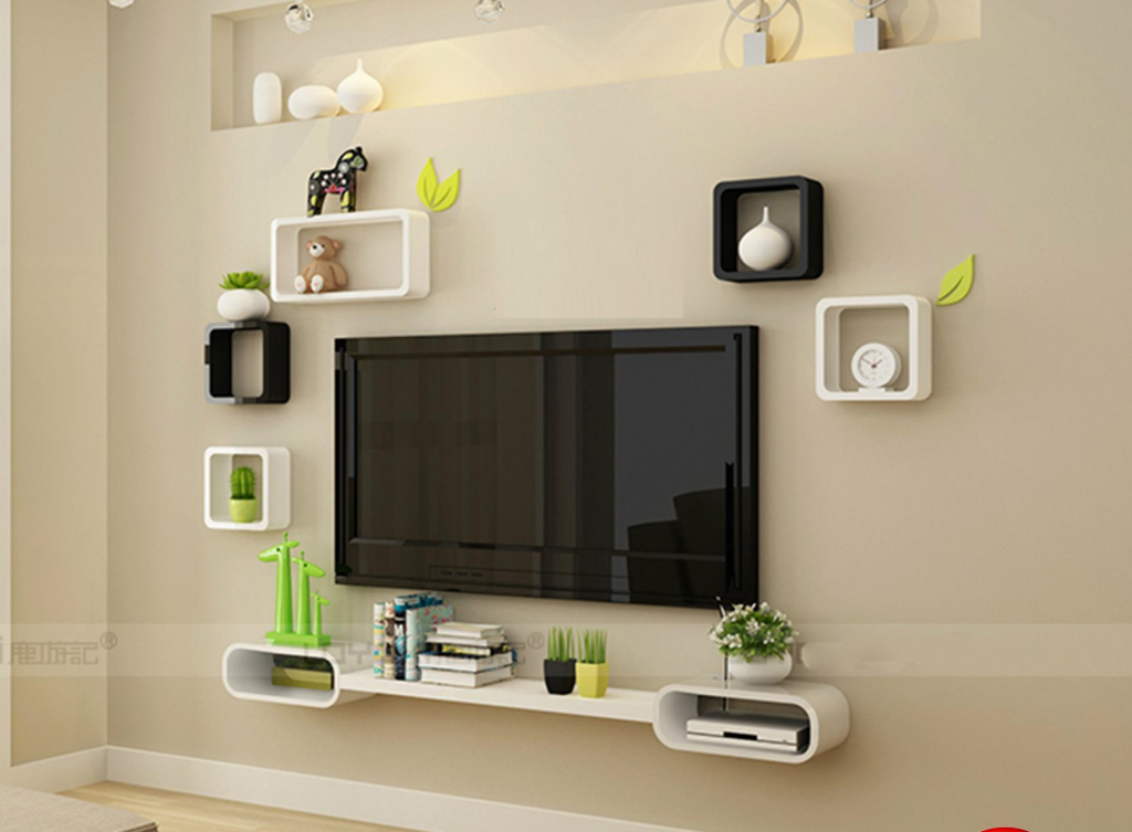 BỘ KỆ TRANG TRÍ GỖ MDF TẠI QUẢNG NGÃI