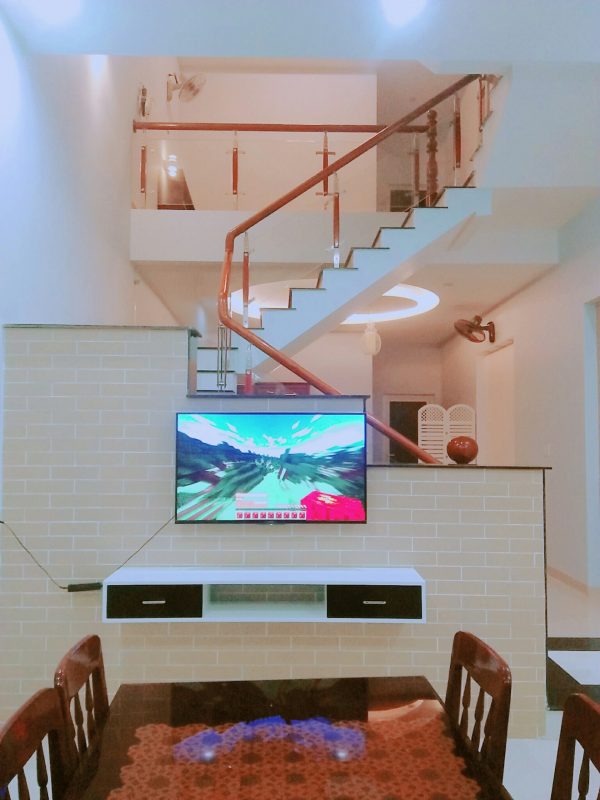 KỆ TIVI TREO TƯỜNG 2 NGĂN KÉO RAY TRƯỢT SÂU 30 GỖ MDF - Hình ảnh 2